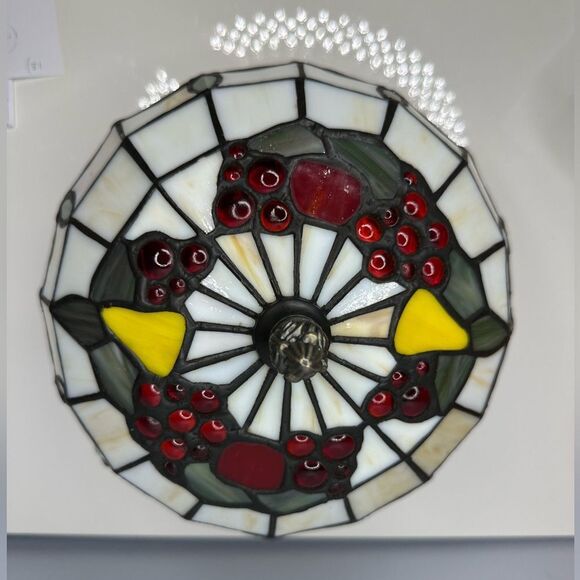 Tiffany style chandelier-cealing hanging lamp incandescent fixture - Picture 2 of 5